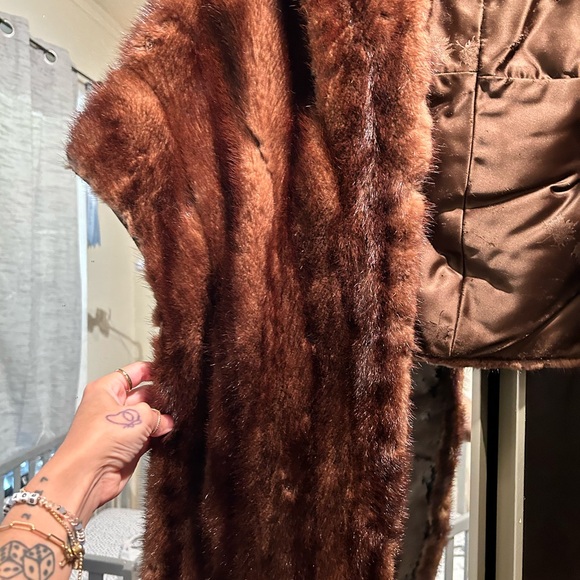 Burdines Mink Fur Stole Wrap - Picture 7 of 11